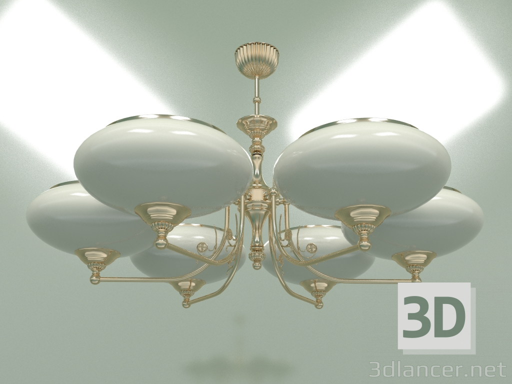 modello 3D Lampadario CASAMIA KLOSZ CAS-ZW-6 (Z) - anteprima