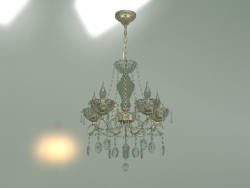 Lustre suspendu 10103-5 (bronze antique-cristal clair)