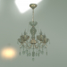 3d model Pendant chandelier 10103-5 (antique bronze-clear crystal) - preview