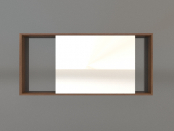 Miroir ZL 08 (750x350, bois brun clair)