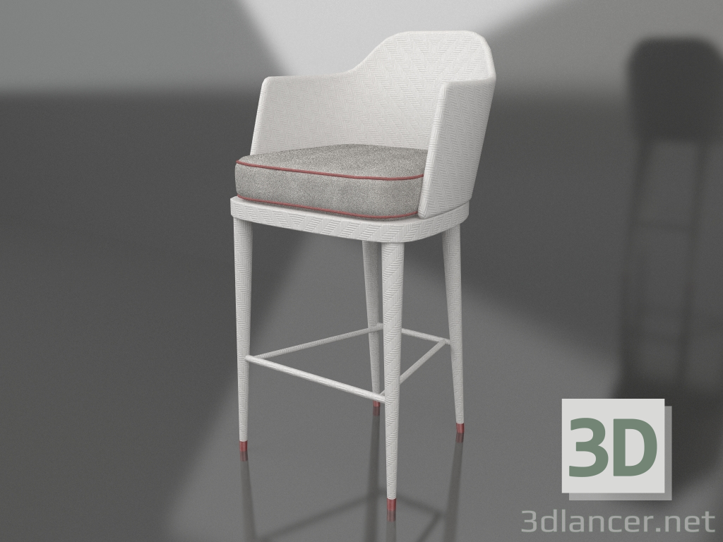 modello 3D Sgabello da bar (OD1026) - anteprima