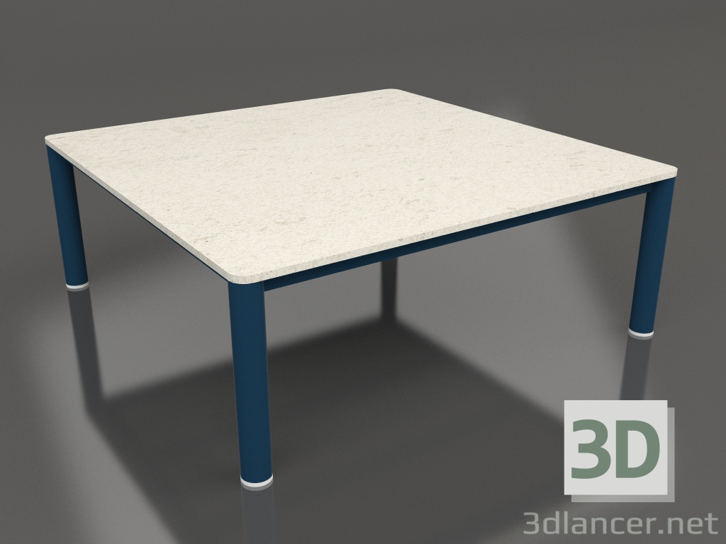 Modelo 3d Mesa de centro 94×94 (azul cinza, DEKTON Danae) - preview