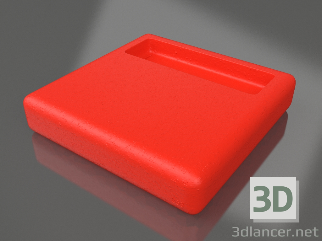 3d model Side table (Red) - preview