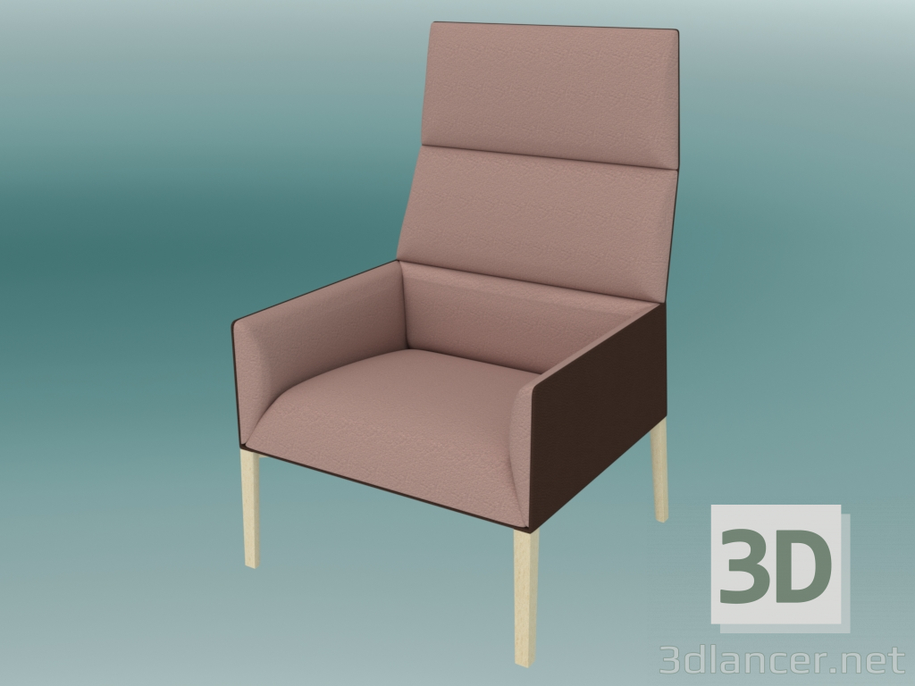 modello 3D Poltrona (A10HW) - anteprima