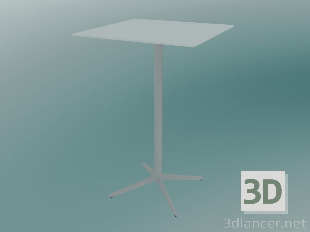 3D modeli Tablo MISTER X (9510-71 (70x70cm), H 108cm, beyaz, beyaz) - önizleme