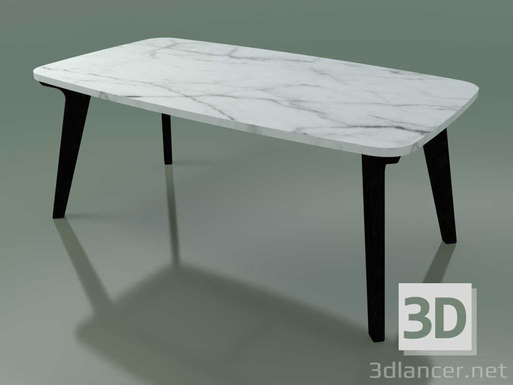 3d model Mesa de comedor (234, mármol, negro) - vista previa