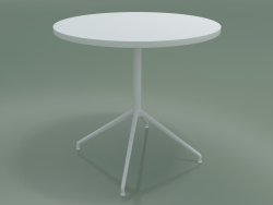 Round table 5711, 5728 (H 74 - Ø79 cm, spread out, White, V12)