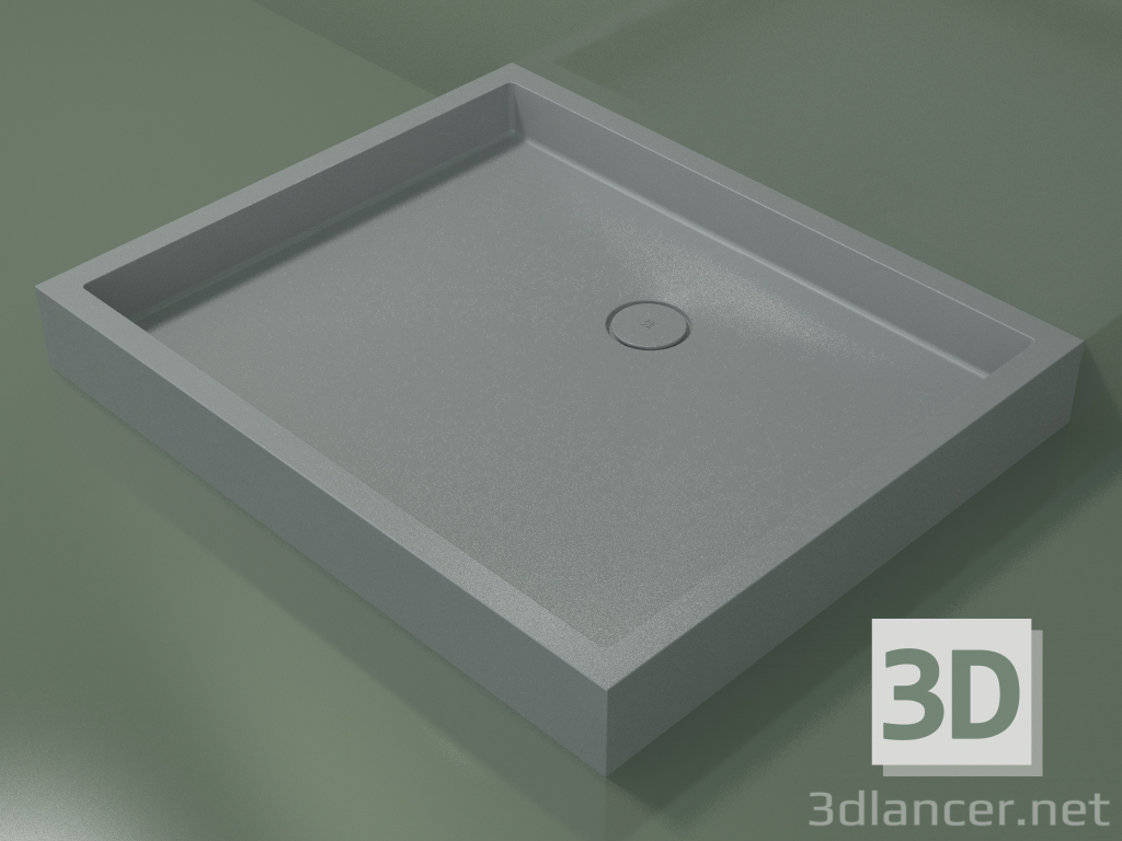 Modelo 3d Base de duche Alto (30UA0141, Silver Grey C35, 120x100 cm) - preview