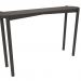 3d model Console table (rounded end) (1215x280x754, wood brown dark) - preview