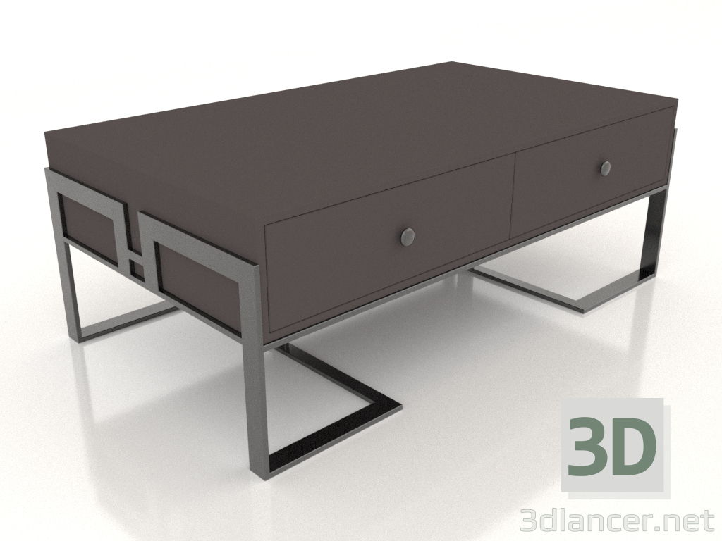 modèle 3D Table d'appoint (foncé) - preview