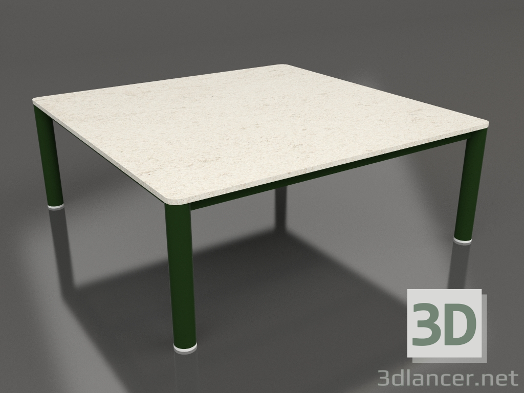 3D Modell Couchtisch 94×94 (Flaschengrün, DEKTON Danae) - Vorschau