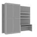 3d model Built-in wall unit for small bedrooms - preview