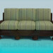 3D Modell Sofa-High-Poly - Vorschau