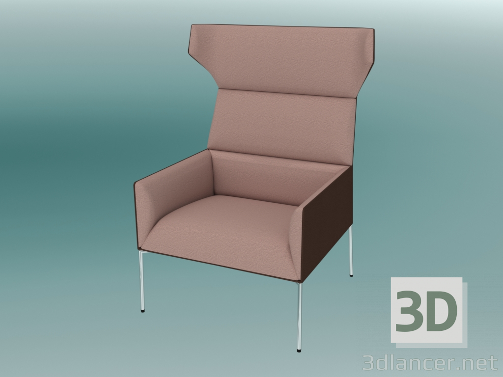 modello 3D Poltrona (A11H) - anteprima