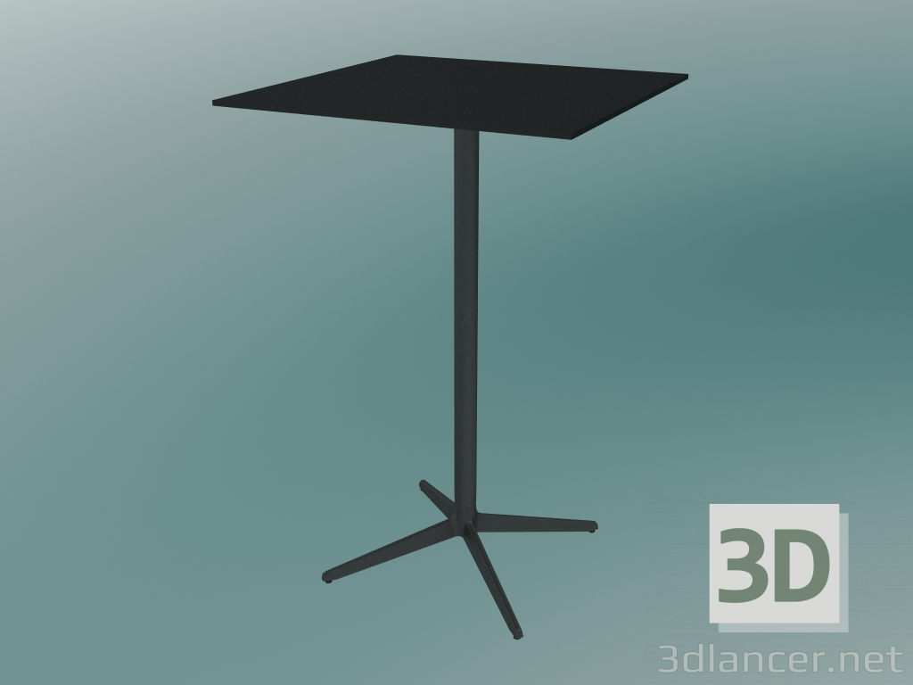 Modelo 3d Mesa MISTER X (9510-71 (70x70cm), A 108cm, preto, preto) - preview