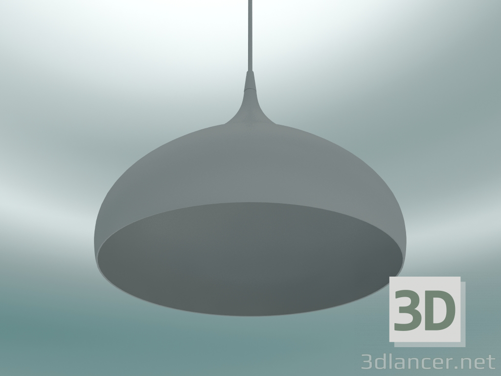 3D modeli Eğirme sarkıt lamba (BH2, Ø40cm, H 34cm, Koyu Mat Gri) - önizleme