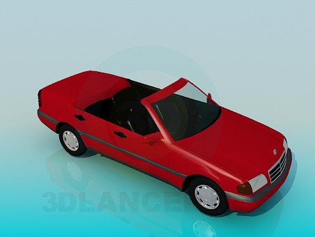 3d model Mercedes - vista previa