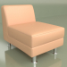 3d model Section Evolution 1-seater (Beige leather) - preview