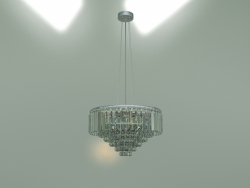 Pendant chandelier Torreta 10105-5 (chrome-clear crystal)