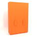 3d model Wardrobe MW 04 paint (option 2, 1830x650x2850, luminous bright orange) - preview