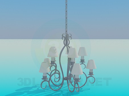 3d model High chandelier - preview