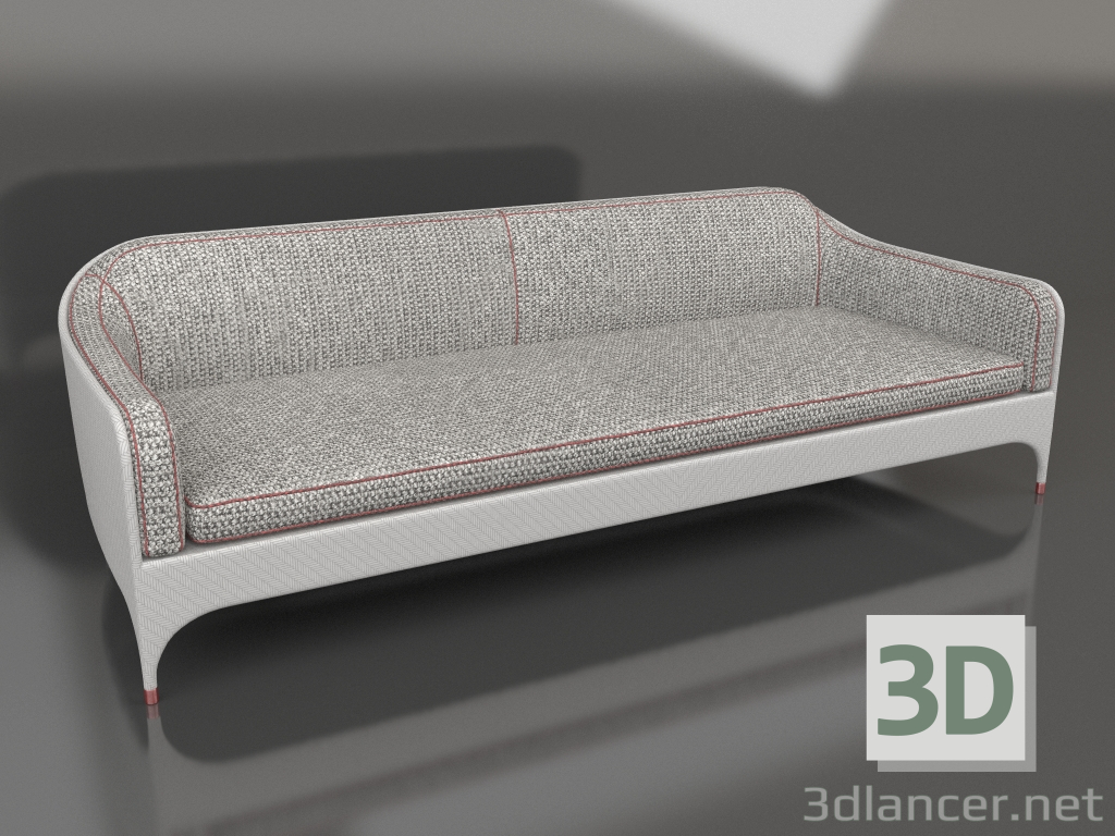 3D Modell 3-Sitzer-Sofa mit Armlehnen (OD1029) - Vorschau