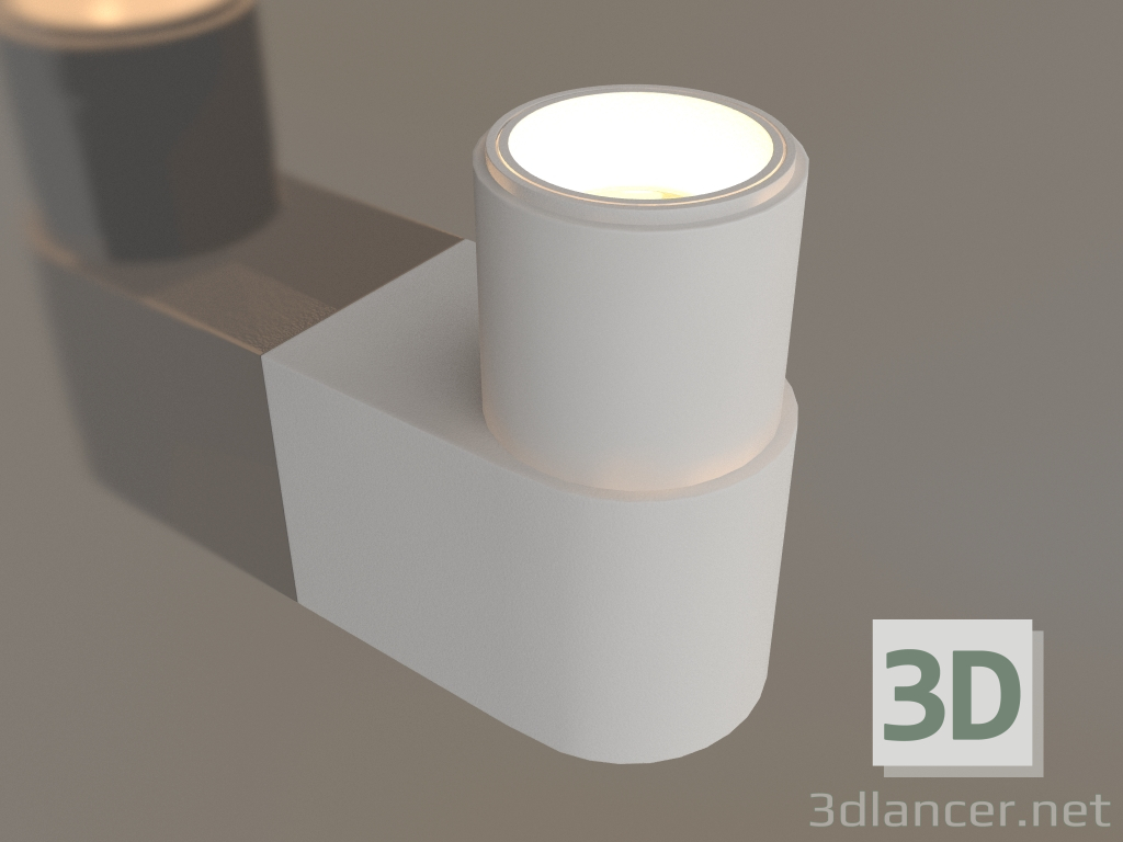 modèle 3D Lampe SP-SPICY-WALL-MINI-S60x39-3W Warm3000 (WH, 40 deg, 230V) - preview