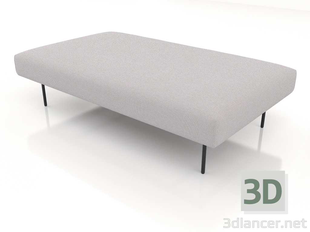 3d model Asiento chaise longue - vista previa