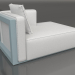 3d model Sofa module, section 2 right (Blue gray) - preview