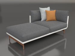 Sofa module, section 2 left (Agate gray)