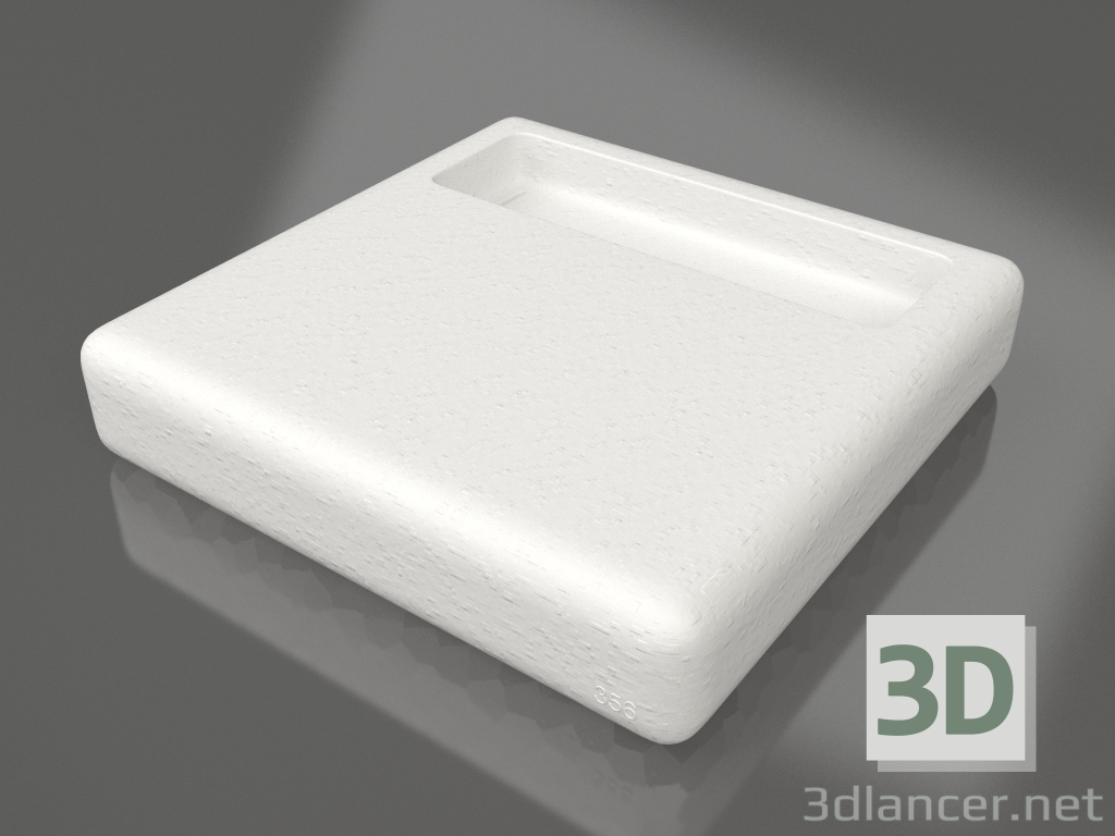 Modelo 3d Mesa lateral (cinza) - preview