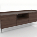 modello 3D Mobile TV 1 1500 mm (noce scuro) - anteprima