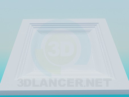 3D modeli Tavan çıkış - önizleme