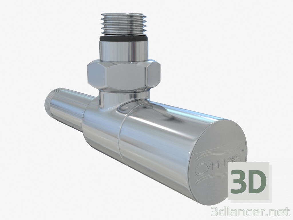 Modelo 3d Portão angular (cilindro) G 1/2 "HP x G 1/2" HP - preview