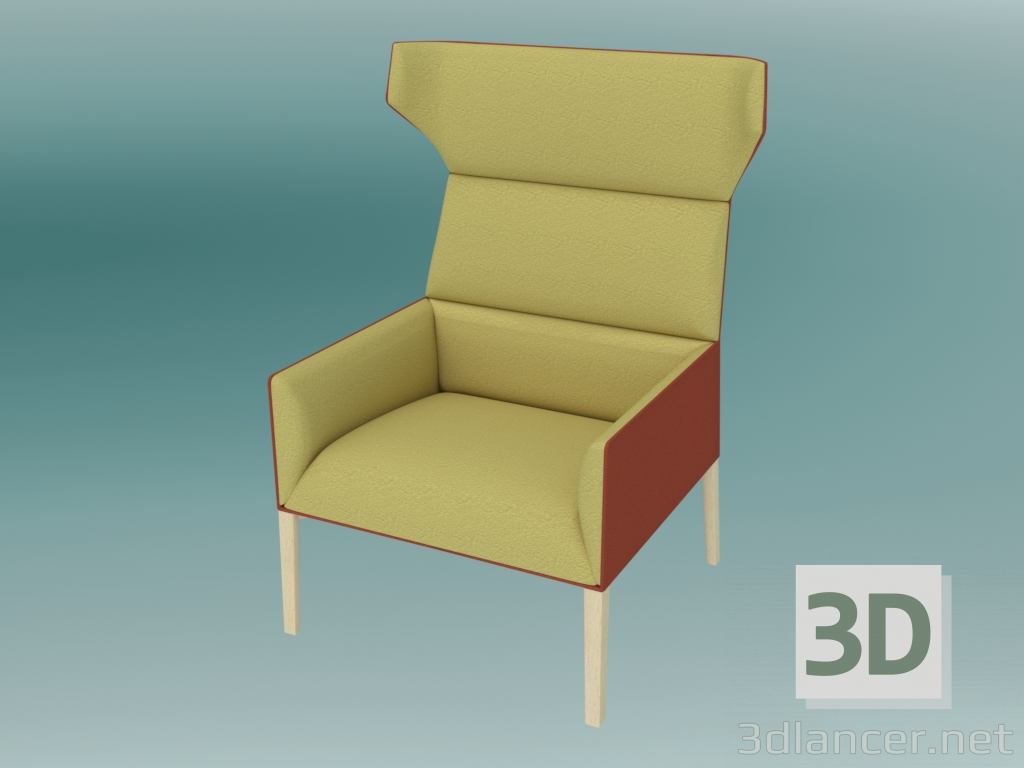 modèle 3D Fauteuil (A11HW) - preview