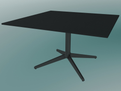 Mesa MISTER X (9511-51 (80x80cm), A 50cm, preto, preto)