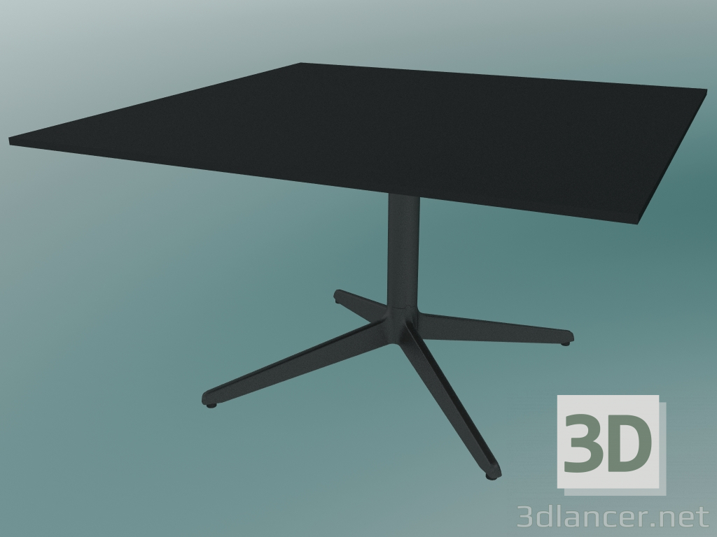 3d model Mesa MISTER X (9511-51 (80x80cm), H 50cm, negro, negro) - vista previa