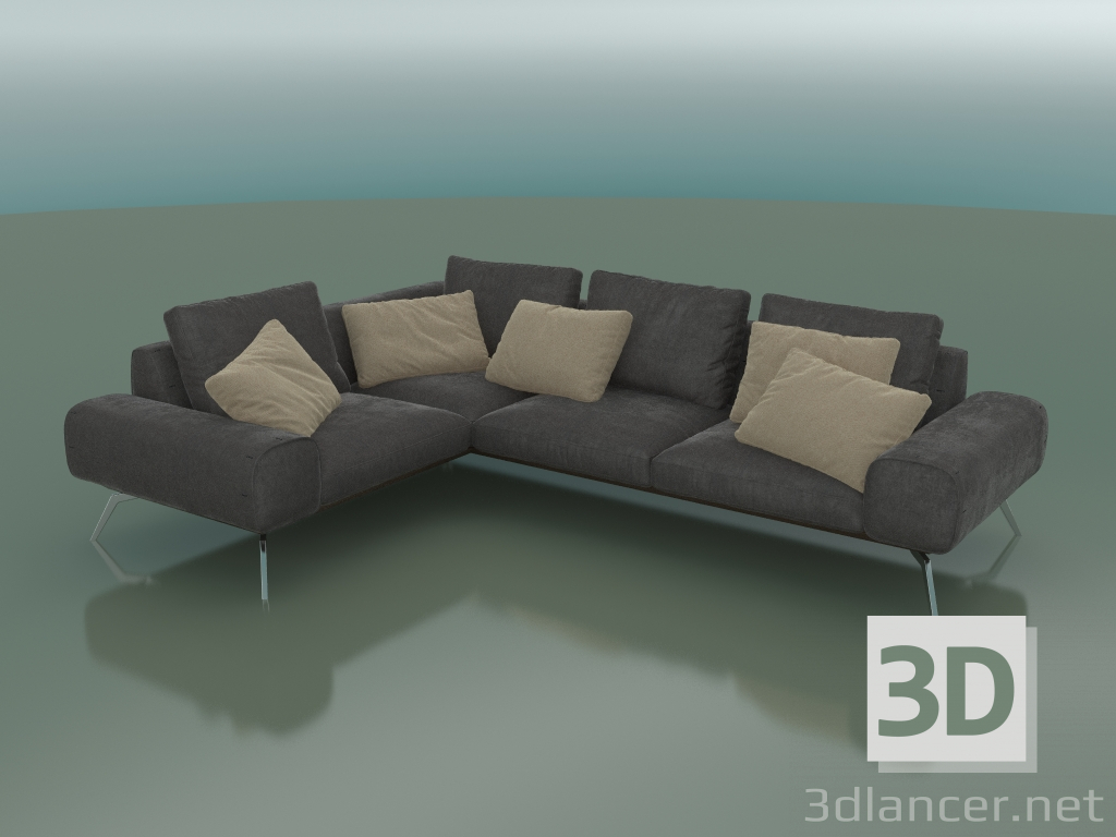 3D Modell Linda Ecksofa (2960 x 2160 x 700, 296LIN-216-CL) - Vorschau