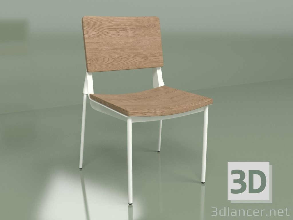 modello 3D Sedia Joni (bianco) - anteprima