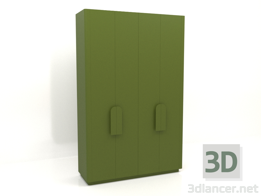 Modelo 3d Roupeiro MW 04 pintura (opção 2, 1830x650x2850, verde) - preview