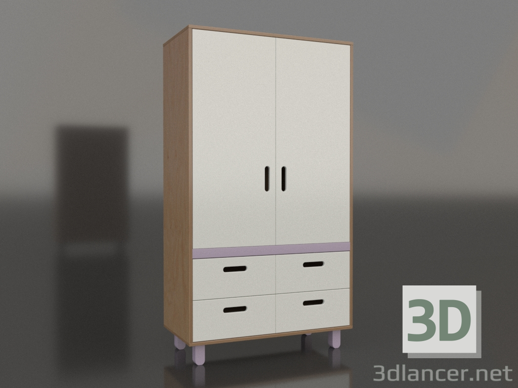 modèle 3D Armoire fermée TUNE HS (WRTHCA) - preview