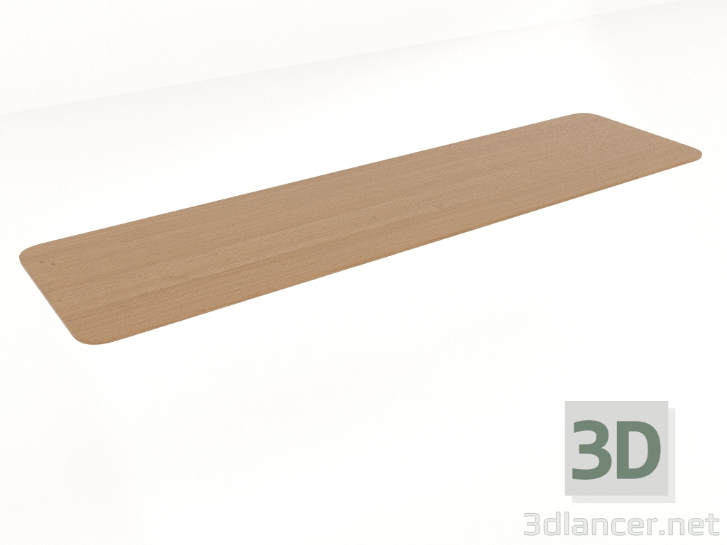 modello 3D Ripiano 95x25 - anteprima