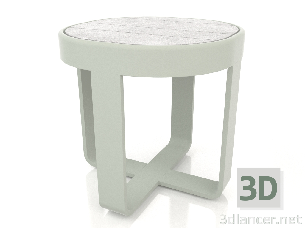 3d модель Кофейный круглый столик Ø42 (DEKTON Kreta, Cement grey) – превью