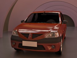 Renault logan dacia modèle 3D