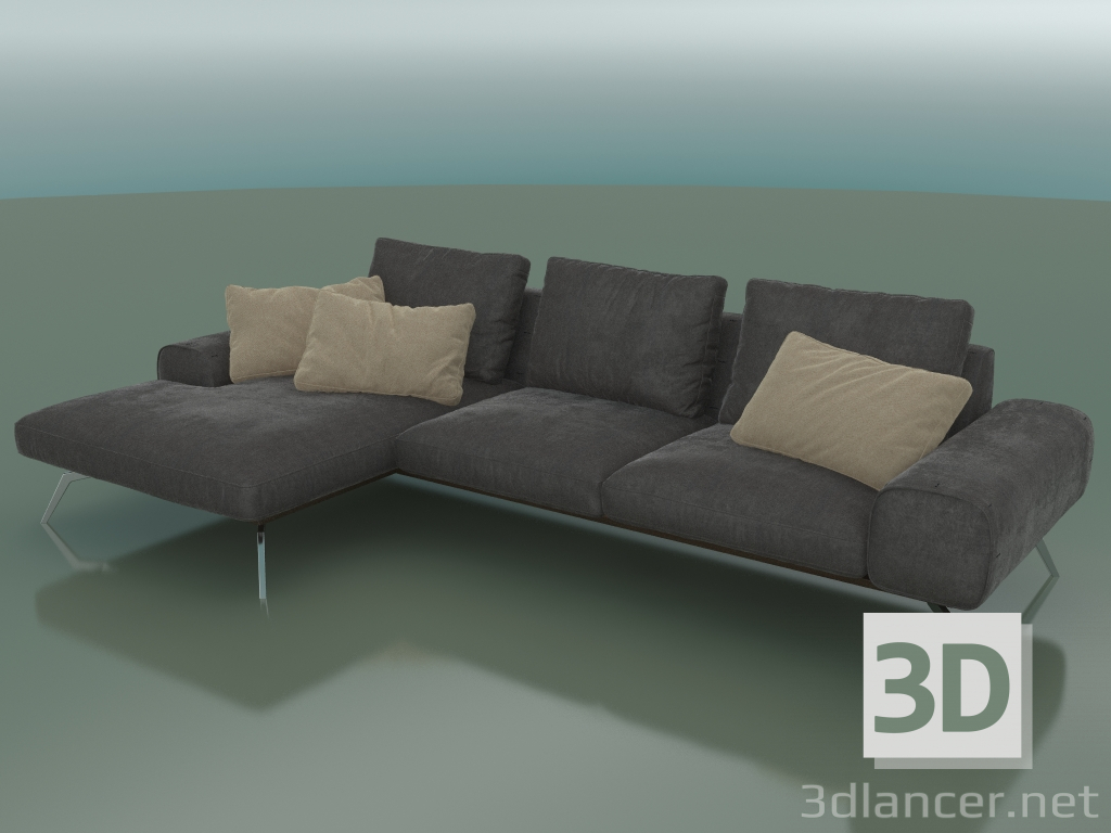 3d model Sofá de esquina Linda (3100 x 1640 x 700, 310LIN-164-CHL-CL) - vista previa