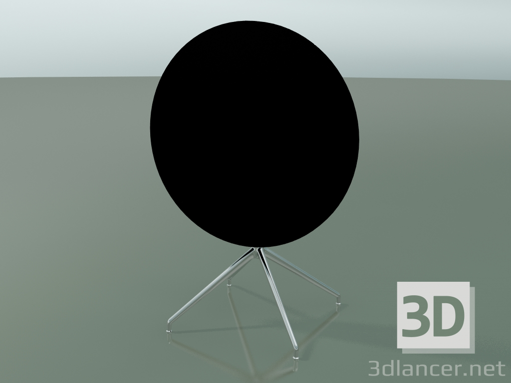 3d модель Стіл круглий 5711, 5728 (H 74 - Ø79 cm, складений, Black, LU1) – превью