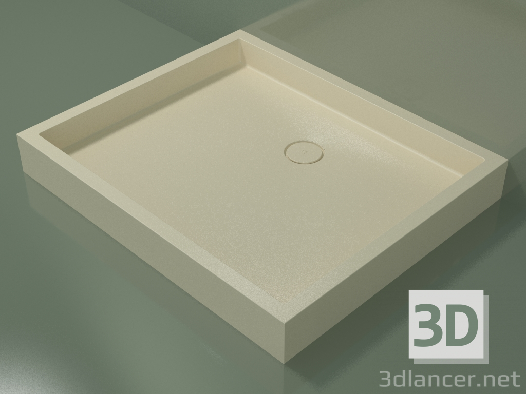 Modelo 3d Base de duche Alto (30UA0141, Bone C39, 120x100 cm) - preview