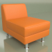 3d model Section Evolution 1-seater (Orange leather) - preview