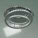 3d model Ceiling LED chandelier 90066-2 (chrome) - preview