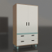 3d model Wardrobe closed TUNE HS (WTTHCA) - preview